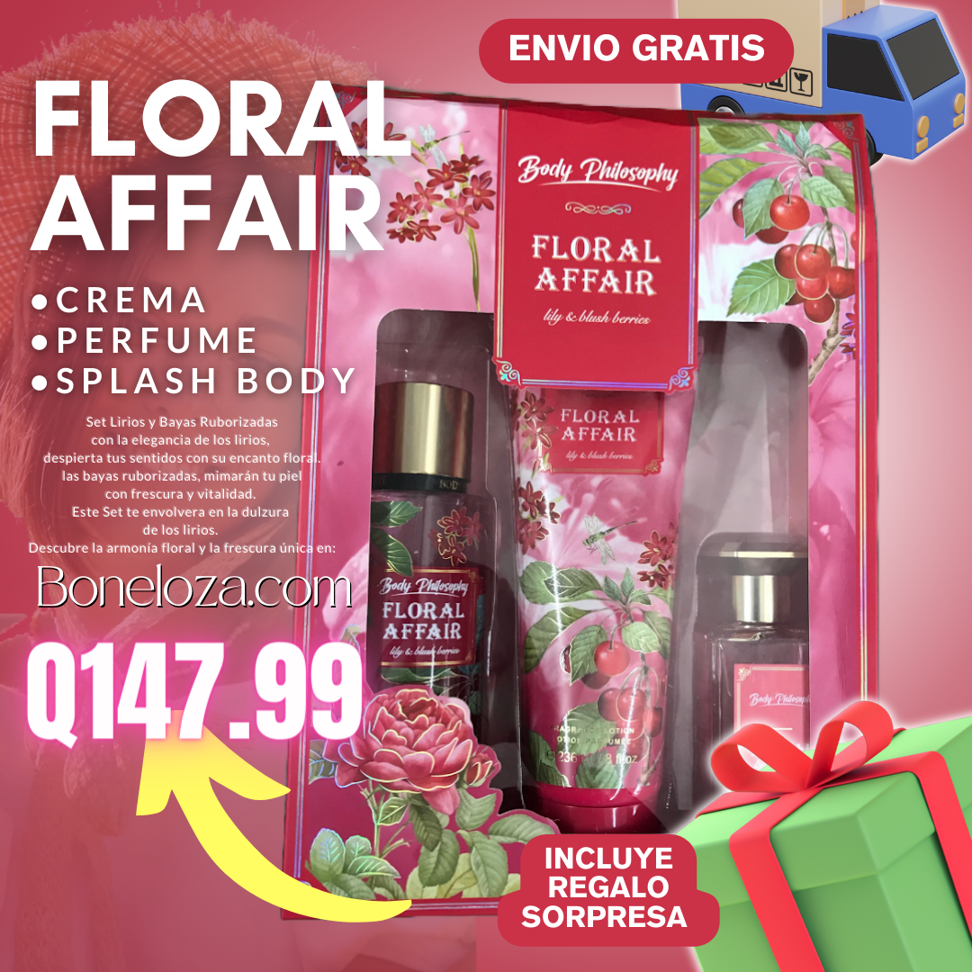 Floral Affair | Perfume, Crema y Splash Body